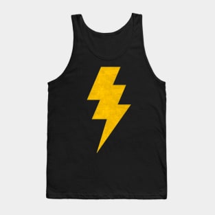 Lightning Bolt yellow Tank Top